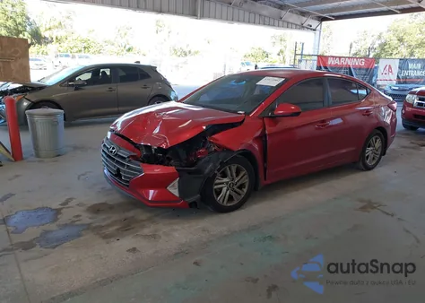 2019 Hyundai Elantra Sel from USA, damaged, VIN 5NPD84LF8KH465715